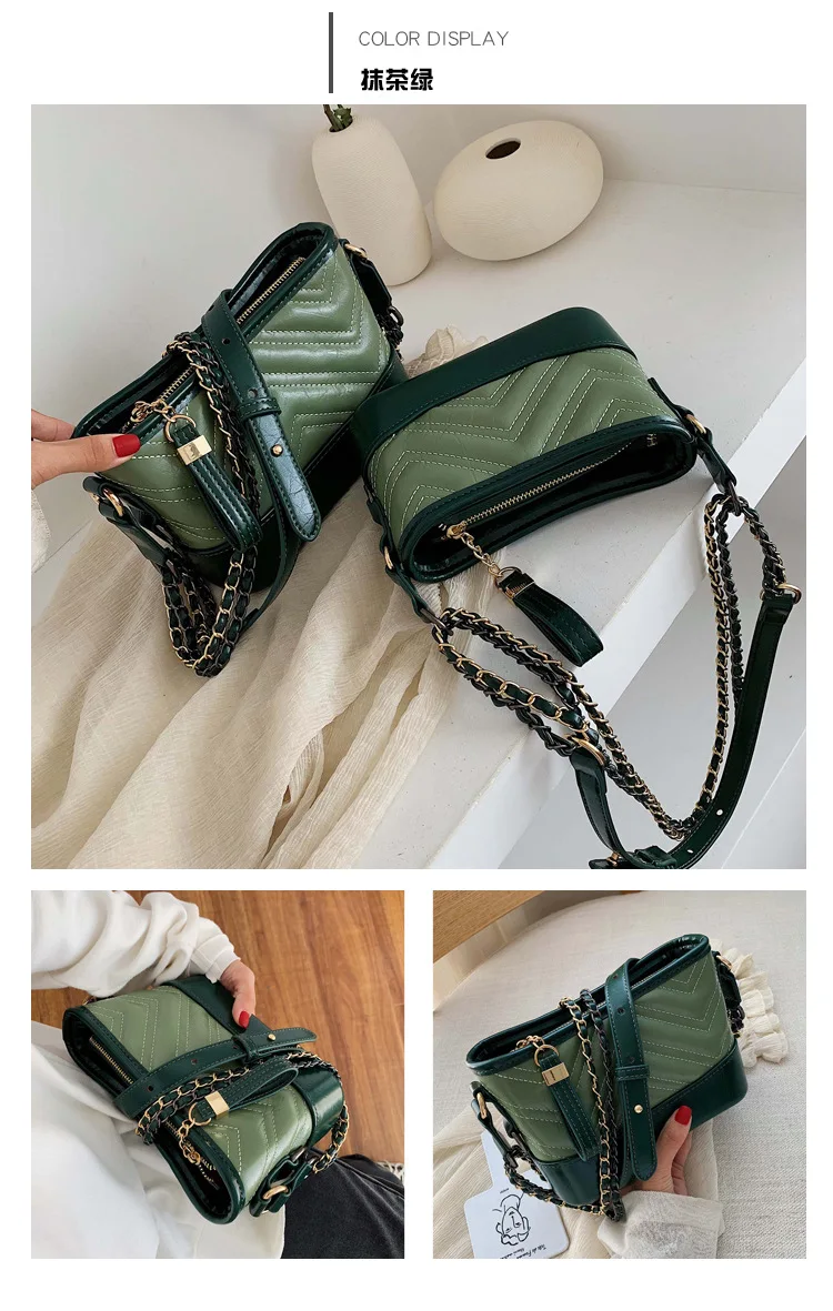 Женская сумка цепь новая известная модная сумка-мешок большой емкости брендовая сумка через плечо