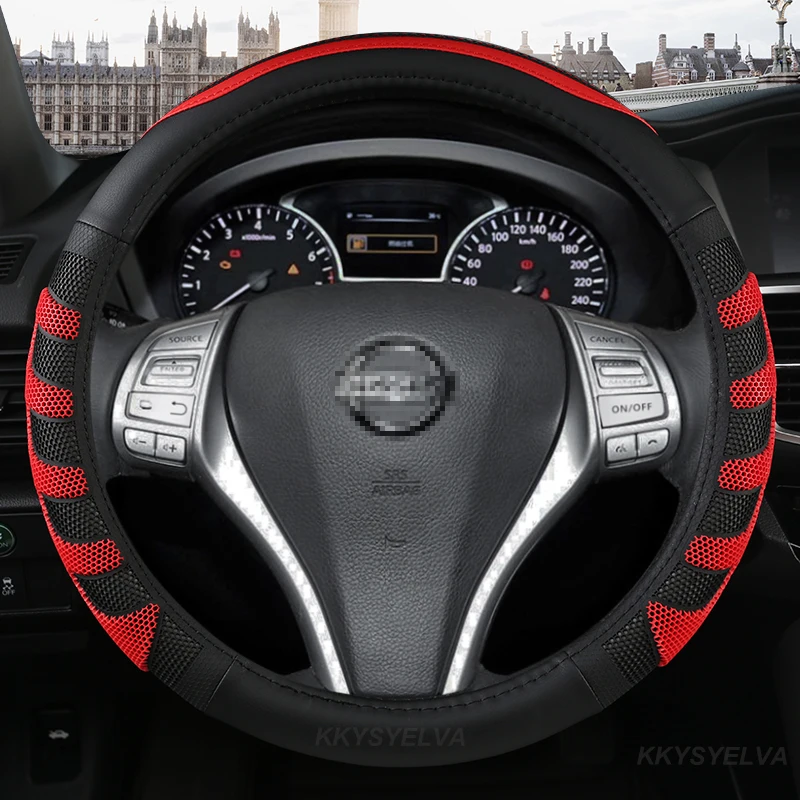 Car Steering Wheel Cover For Nissan Qashqai X Trail 350z Altima Juke Lannia NV200 Pathfinder