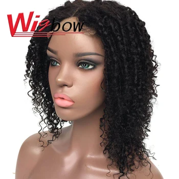 

Short Pixie Cut Wig Brazilian Human Hair Closure Wig For Women 1B Color 4*4 Brown Lace Wig Remy Curly Human Hair Wigs 150%