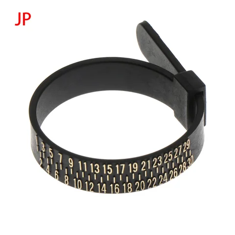 White/Black Sizes A-Z Ring Sizer Measure Finger Gauge UK/US/EU/JP Men And Womens Wedding Ring Band Genuine Tester Accessorie
