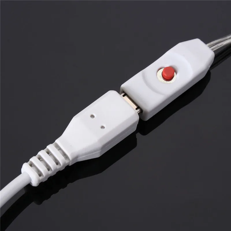 2 шт. USB Светодиодная лента DC3.3-4.1V 60 см IP67 водонепроницаемая зарядка медь RGB 20 Светодиодная лента для обуви DIY освещение