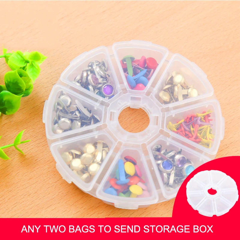 

50/100pcs Child DIY Embellishment Fastener DIY Scrapbooking Crafts Accessories For Home Decor Embellishment Fastener A011