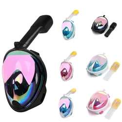 NEW Full Face Diving Mask Underwater Scuba Anti Fog Goggles Panoramic Wide View Snorkeling Mask Swimming Equipment for Adult