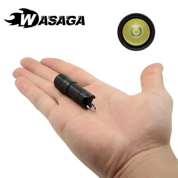 

USB Rechargeable Small Pocket Light Mini LED Keychain Flashlight Waterproof 10180 Battery Camping Torch Lamp Lanterna