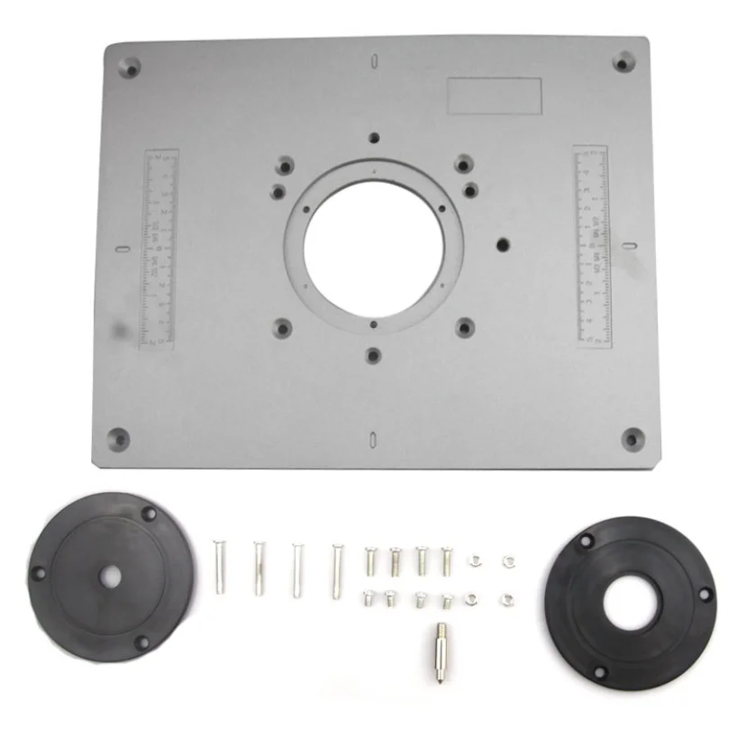 

Universal Electric wood milling trimming machine Flip Plate guide table Router Table Insert Plate For Woodworking Work Bench