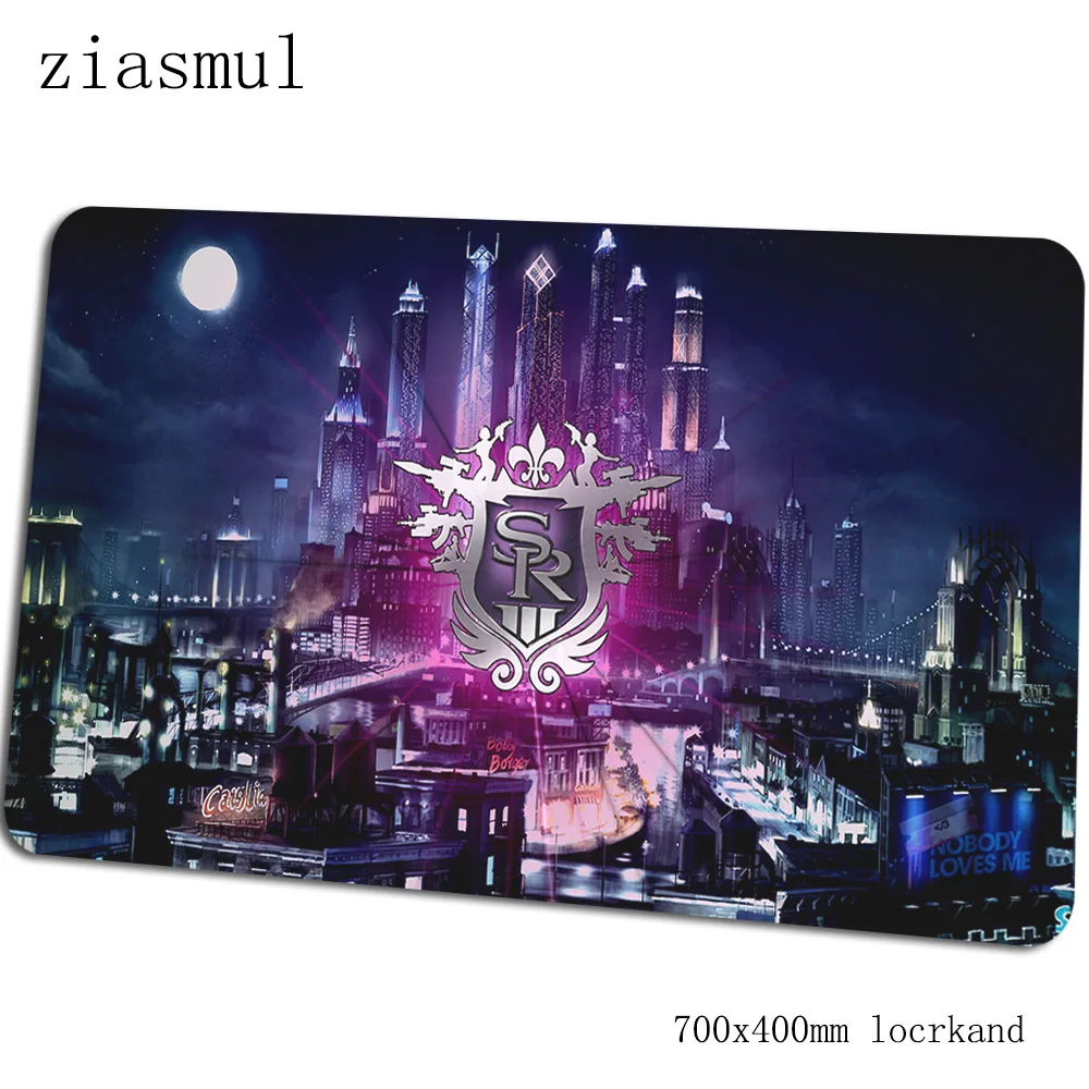 Saints row коврик для мыши геймер 700x400x3 мм игровой коврик для мыши pc notbook Настольный коврик подставка для запястья padmouse игры pc gamer коврики геймпад - Цвет: Size 700x400x3mm