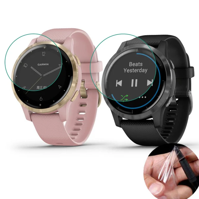 Film de protection transparent souple pour montre Garmin Vivoactive 4 et 4  S, couvercle de protection d'écran, pas de verre, 5 pièces - AliExpress