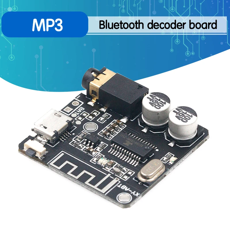 DIY Bluetooth 5 0 аудио приемник модуль MP3 декодер плата автомобильный динамик усилитель