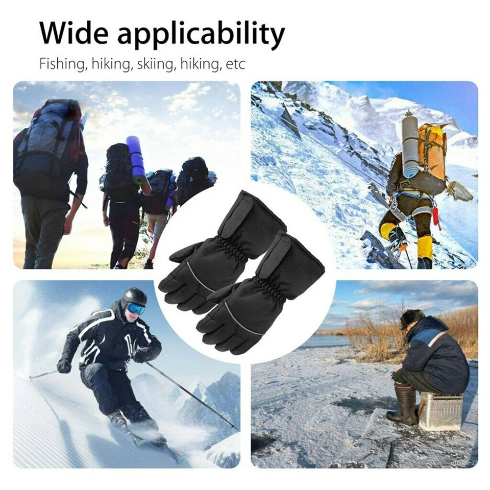 4.5V Electric Heating Gloves AA Battery Powered Riding Gloves For Men Women Winter Outdoor Warmer Camping Hiking Hunting Cycling