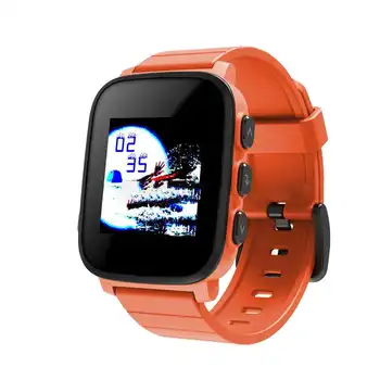

Q2 Smart Watch 1.28 Inch Heart Rate Monitor Gps Tracker Calls Reminder Orange