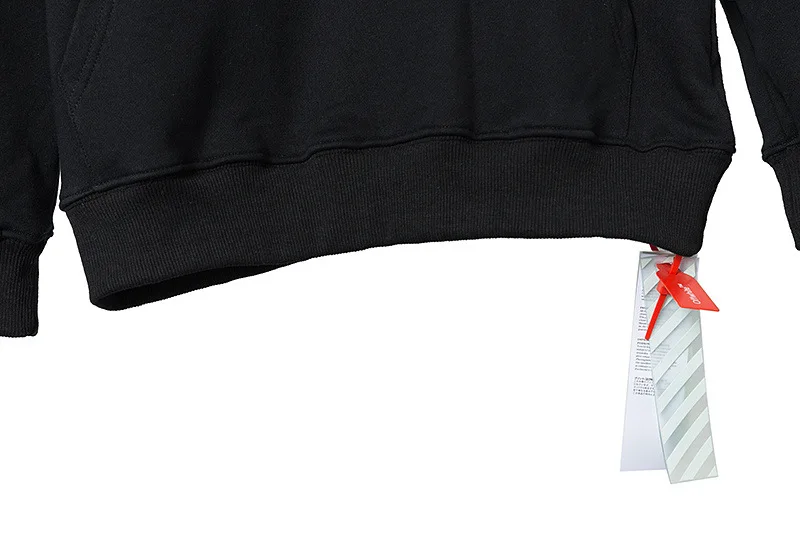 OFF-WHITE OW Осень-Зима Новая высококачественная мужская толстовка с принтом летучей мыши