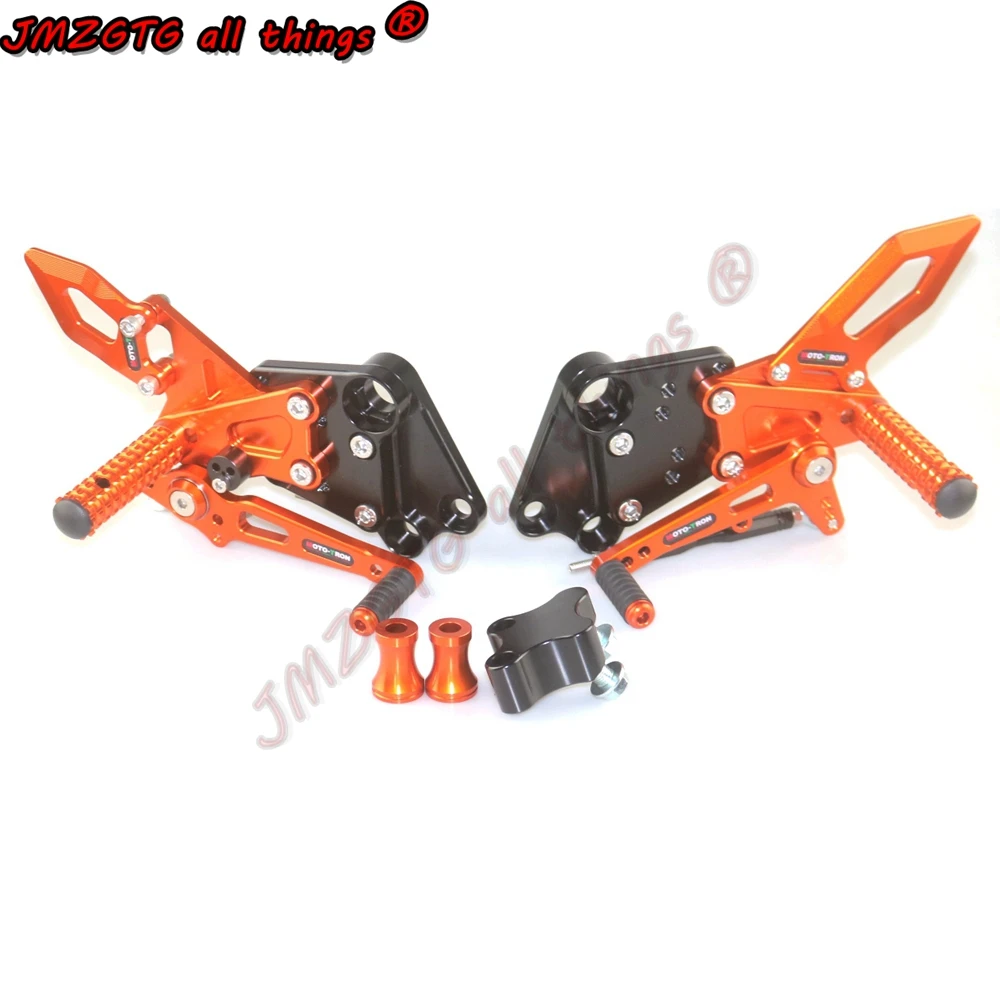 Мотоцикл CNC Регулируемая ножная Rset для KTM Duke125/200/390- гоночная Передняя педаль