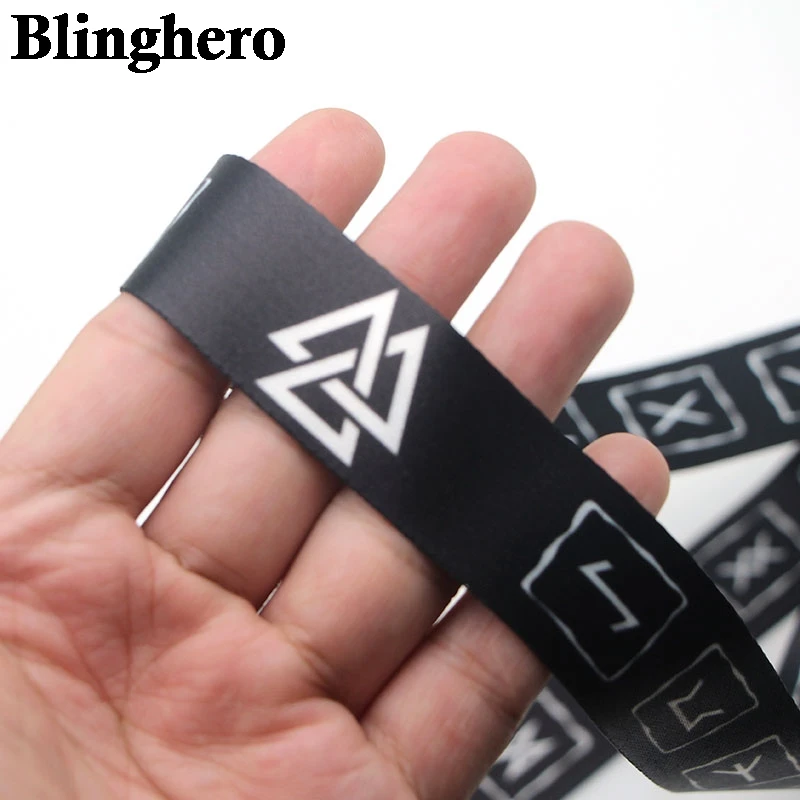CA001 Руна викингов Nnecklace Талреп Бейдж ID Lanyards/мобильный телефон Веревка/ключ талреп шейный ремень аксессуары