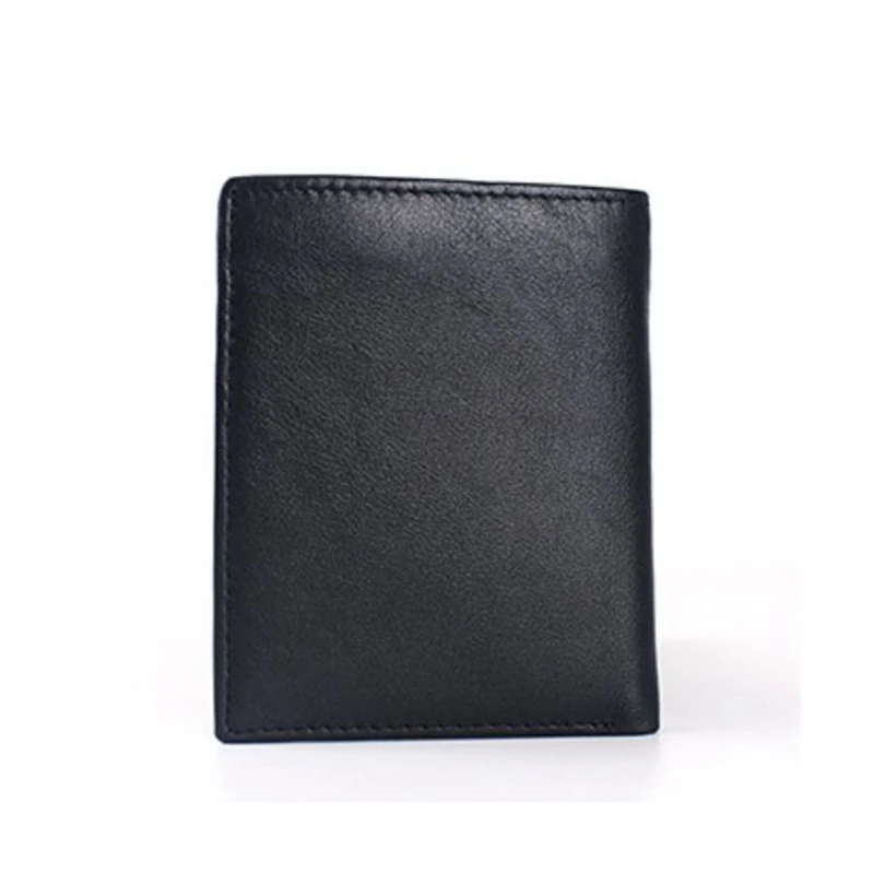 Punk Style Rose Ghost Head Embossed Wallet for Men Gothic Black Leather Wallet Short Vintage Skull Men's Wallet Purse