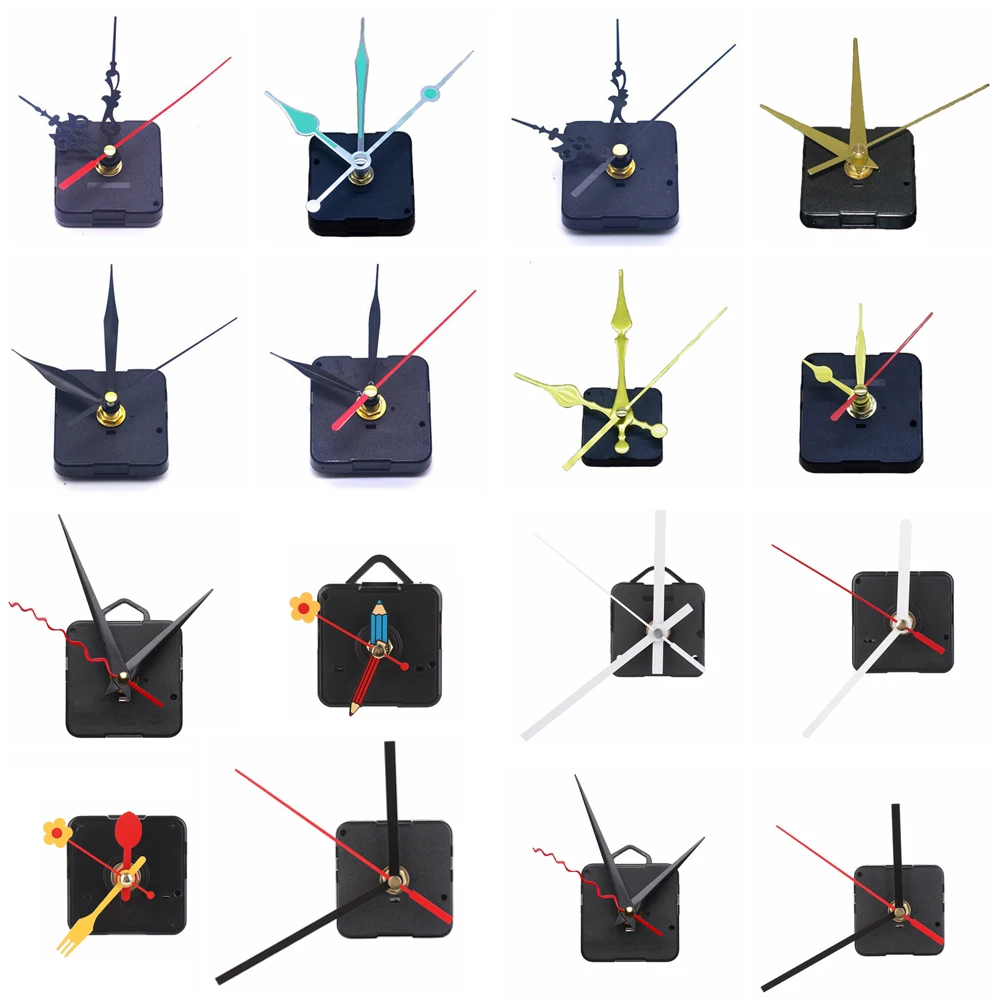 Clock Mechanism Quartz Clock Mechanism Clock Parts 1 SET Silence Essential Movement Mechanism Hour/Minute/Second Bell Accessories Quartz Clock Parts Home Decor Replacement Tool