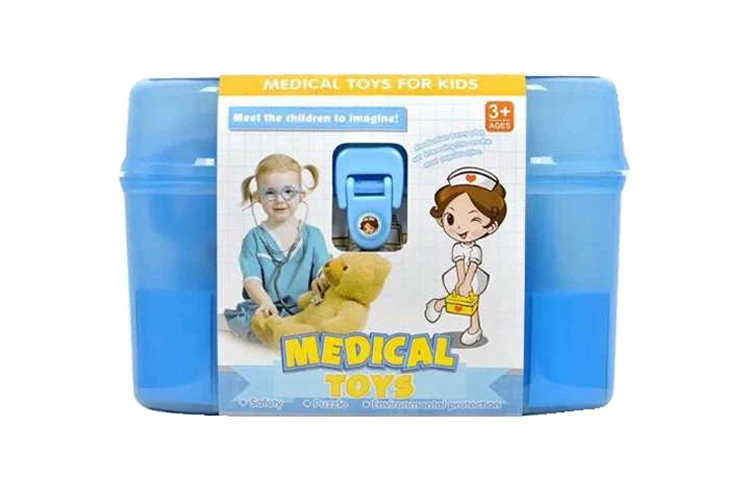 Забавные Семейные игровые наборы доктора для маленьких детей, имитационная медицинская коробка, ролевые игры, доктор, игрушки, стетоскоп, инъекции, подарки для детей