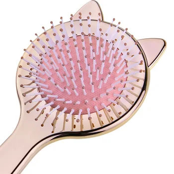 

1PCS Hair Care Brush Massage Comb Cat Ear Design Antistatic Hair Comb Promote Scalp Head Massage Blood Circulation Hair Styling