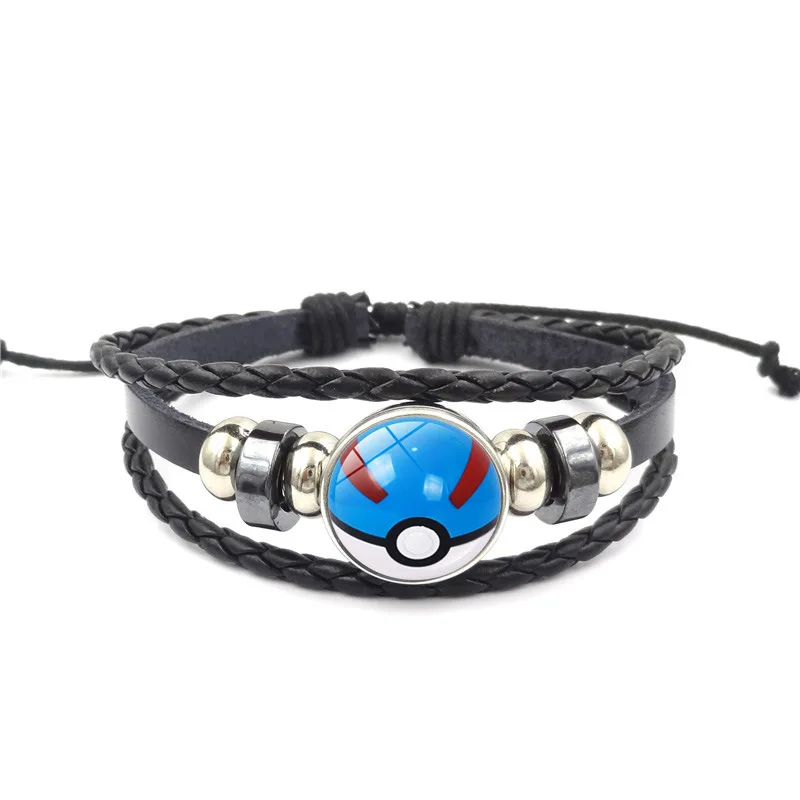 style12 Браслет Poke Ball аниме покемон косплей Покемон го время драгоценный камень Кабошон металлический браслет для мужчин и женщин подарок - Цвет: style12