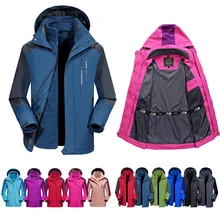Новинка, куртка, ветровка для пар, для сноубординга, дышащая, для мужчин и женщин, зимняя спортивная куртка, для пеших прогулок, снега, наборы, L-4XL, лыжный костюм