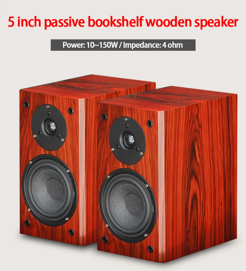 KYYSLB 10~150W 4 Ohm 5 Inch Fever Full Wood Hifi