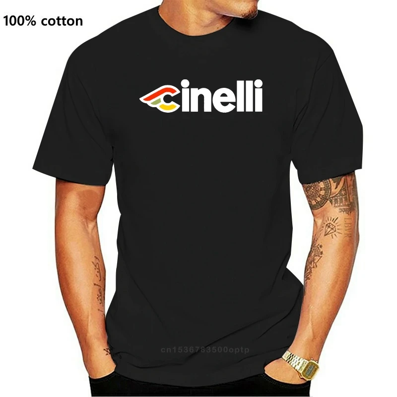 Cinelli Bike Black T-shirt off white t shirt