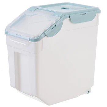 

Large Cat Dog Food Storage Box Sealed Bucket Moisture-Proof Pet Food Container Grain Barrel Dry Food Dispenser Feeder
