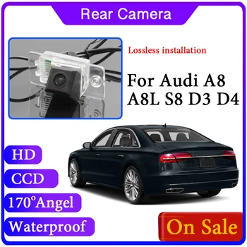 

For Audi A8 A8L S8 D3 4E D4 4H 2002~2017 Rear Look View Night Vision Camera