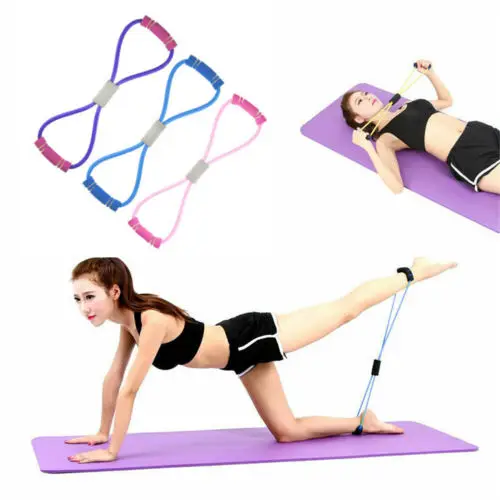 Heavy Duty Resistance Bands Loop Exercise Sport Fitness Tube Home Yoga Gym Latex