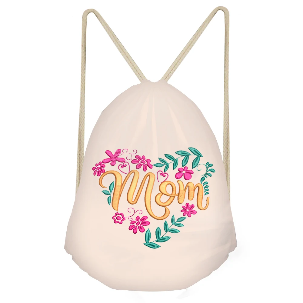 QB040Z3 HYCOOL Super Mom Printing Gym Bag For Women Fitness Sports Bag Girls Yoga Bag Storage Pouch Bundle Pocket Bolso Deportivo Mujer - Цвет: QB040Z3