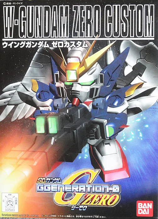 BANDAI GUNDAM SD BB 203 Крыло Gundam Zero пользовательская модель детская сборка робот аниме