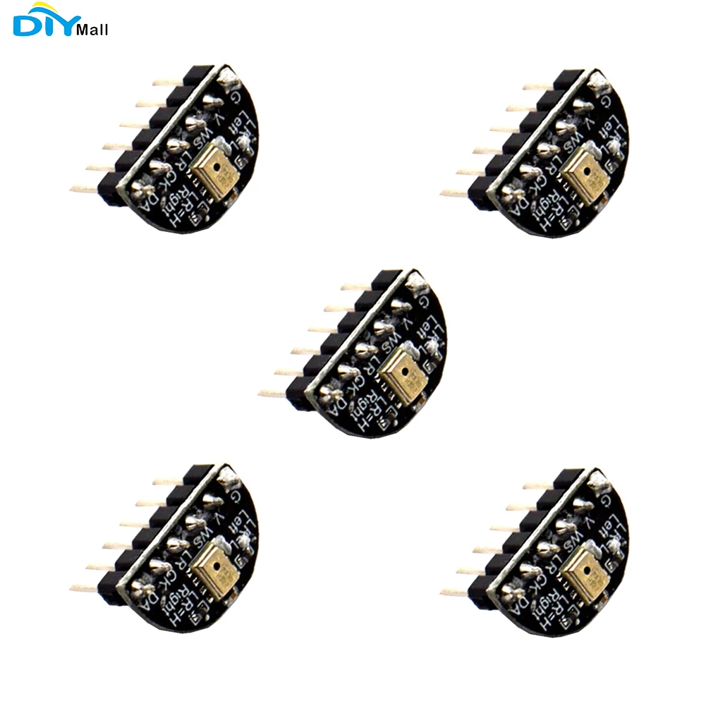 

5pcs Sipeed Mic Module High Sensitivity I2S Interface Single Microphone Module