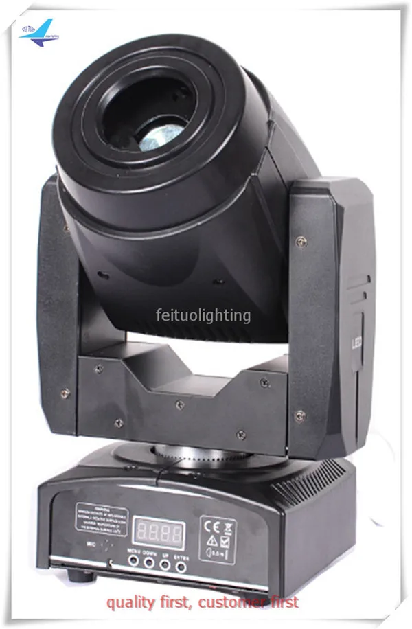 E-12x with fly case Motorized focus 60w mini led spot moving head 3-facet prism dj disco stage light