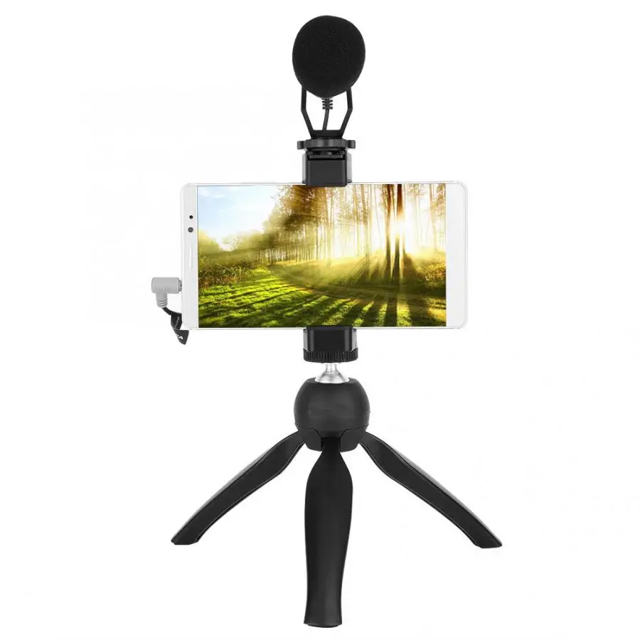Comica CVM-VM10-K2 смартфон видео Rig Filmmaker Аудио Микрофон ж/мини штатив
