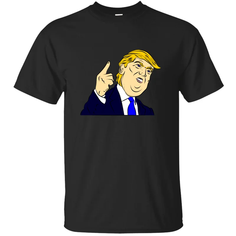Персональная комическая футболка с Дональдом Трампом, Мужская футболка,, homme Pictures, Мужская футболка, милая, против морщин, в стиле хип-хоп
