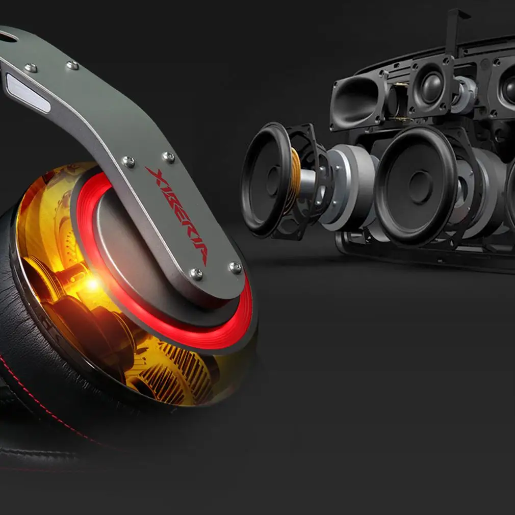 T19 вибрационные Игровые наушники, головной гарнитур Проводная геймерская гарнитура стерео звук за ухо наушники с светодиодный подсветкой