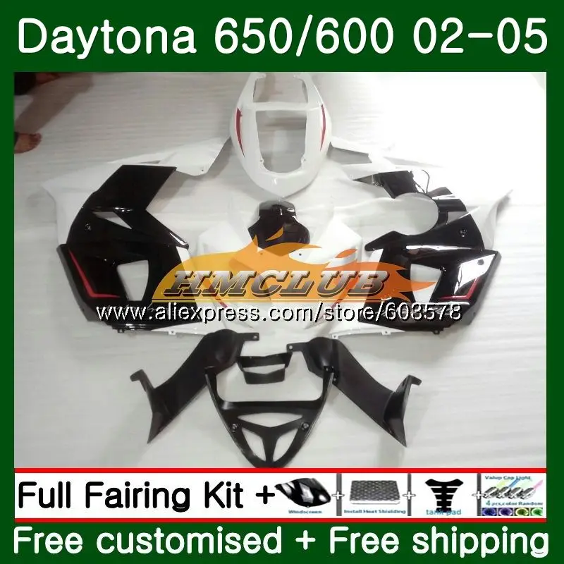 Средства ухода за кожей для Triumph Daytona 650 600 2002 2003 2004 2005 Daytona600 46CL. 35 Daytona650 Daytona 600 02 03 04 05 обтекатель черый белый
