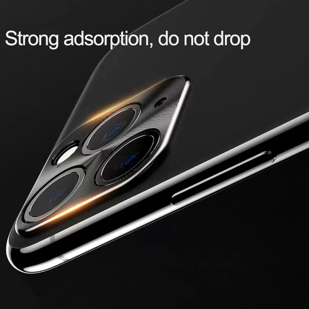 Для iPhone 11 Pro 5 8 дюйма металлическая рамка полное покрытие стекло Защита камеры