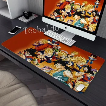 

Large XL Dragon Ball Mouse Mat Anime Laptop Mouse Pad Notbook XXL Computer Keyboard Gaming Mousepad Gamer Play Mats 900x400mm