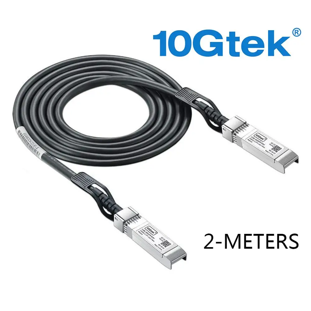 

for Juniper 10Gtek 2M SFP+ DAC Cable 10GBASE-CU Passive Direct Attach Copper Twinax SFP DAC Cable 30AWG 3 years 200CM