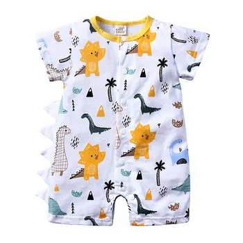 

0-24 months Cartoon Baby Rompers Summer Newborn Jumpsuits Baby Girl Clothes Cotton Short Sleeve Toddler Romper Infant Costume