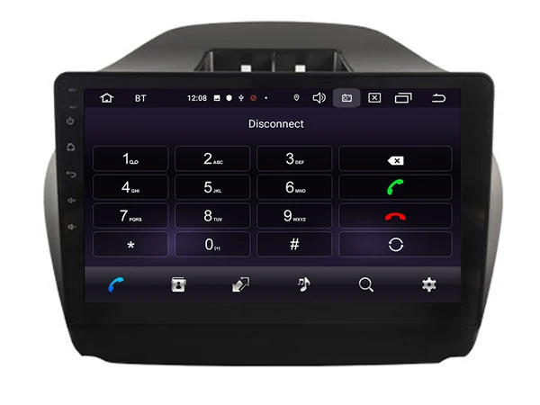 Top OTOJETA Android 9.0 2.5D Screen Car Radio Player For Hyundai TUCSON IX35 AUX USB Multimedia Stereo GPS Navigation tape recorder 2