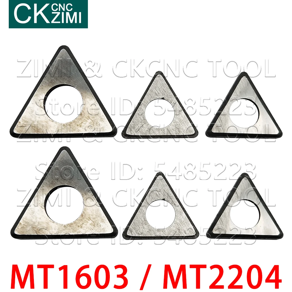 

10PCS CNC Shim MT1603 MT2204 Carbide Shim regular triangle CNC accessories gasket alloy knife pad for TNMG1604 Turning Inserts