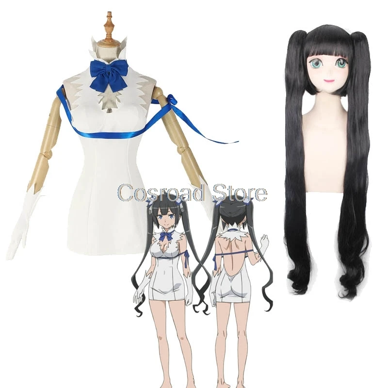 

Cosroad Hestia Cosplay Wigs Is It Wrong To Try To Pick Up Girls In a Dungeon Cosplay Costumes Hestia Sexy Dress + Wigs