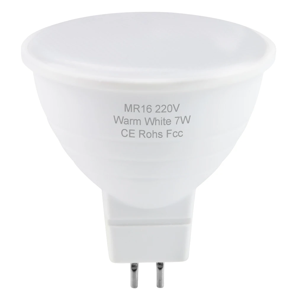 E27 светодиодные лампы 220V GU10 Светодиодный точечный светильник MR16 энергосберегающая лампа Led gu 10 прожектор E14 лампада, 5 Вт, 7 Вт, Foco лампа Gu5.3 2835SMD - Испускаемый цвет: MR16 Milky