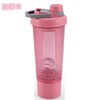 

New BPA Outdoor Water Bottles 600ml Frosted Shake Cup Capacity Plastic sports bottle with tea infuser Fitness leak-proof Bottle