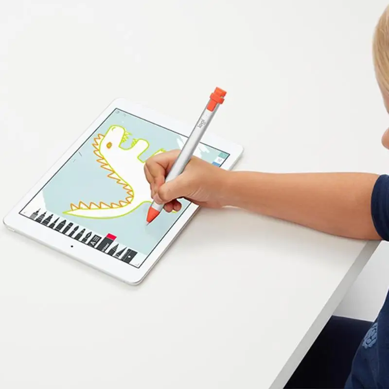 Logitech Crayon Stylus ручка для iPad Pro 11/12. 9 Mini 5th Gen Air 3rd Gen портативная креативная цифровая ручка для сенсорного экрана для студентов