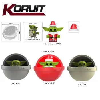 

Christmas Gifts Space Wars Bricks Yodaed Baby Maul Sith Malgus Han Ewok Building Blocks For Children Toys XP335