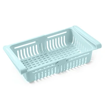 

Shelf Refrigerator Storage Box PP Hollow design Bracket Kitchen Holder