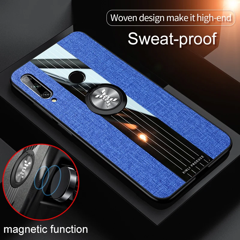 Роскошный тканевый чехол для Huawei P Smart Z чехлы мобильных телефонов 6 59 дюймов