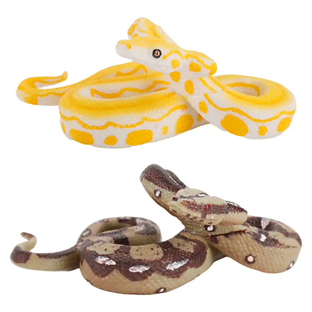 Plastic Snake Model Animal Figures Prop Lifelike Wild Life Prank Toy Tricky Toys for Party Tricks Halloween Kids Children | Игрушки и